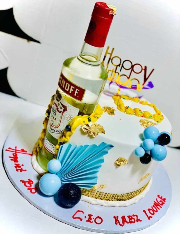 Bottle Bash Cake