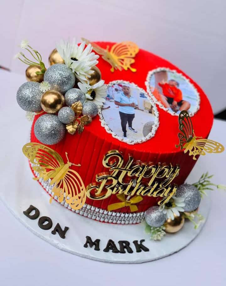 Golden Memories Cake