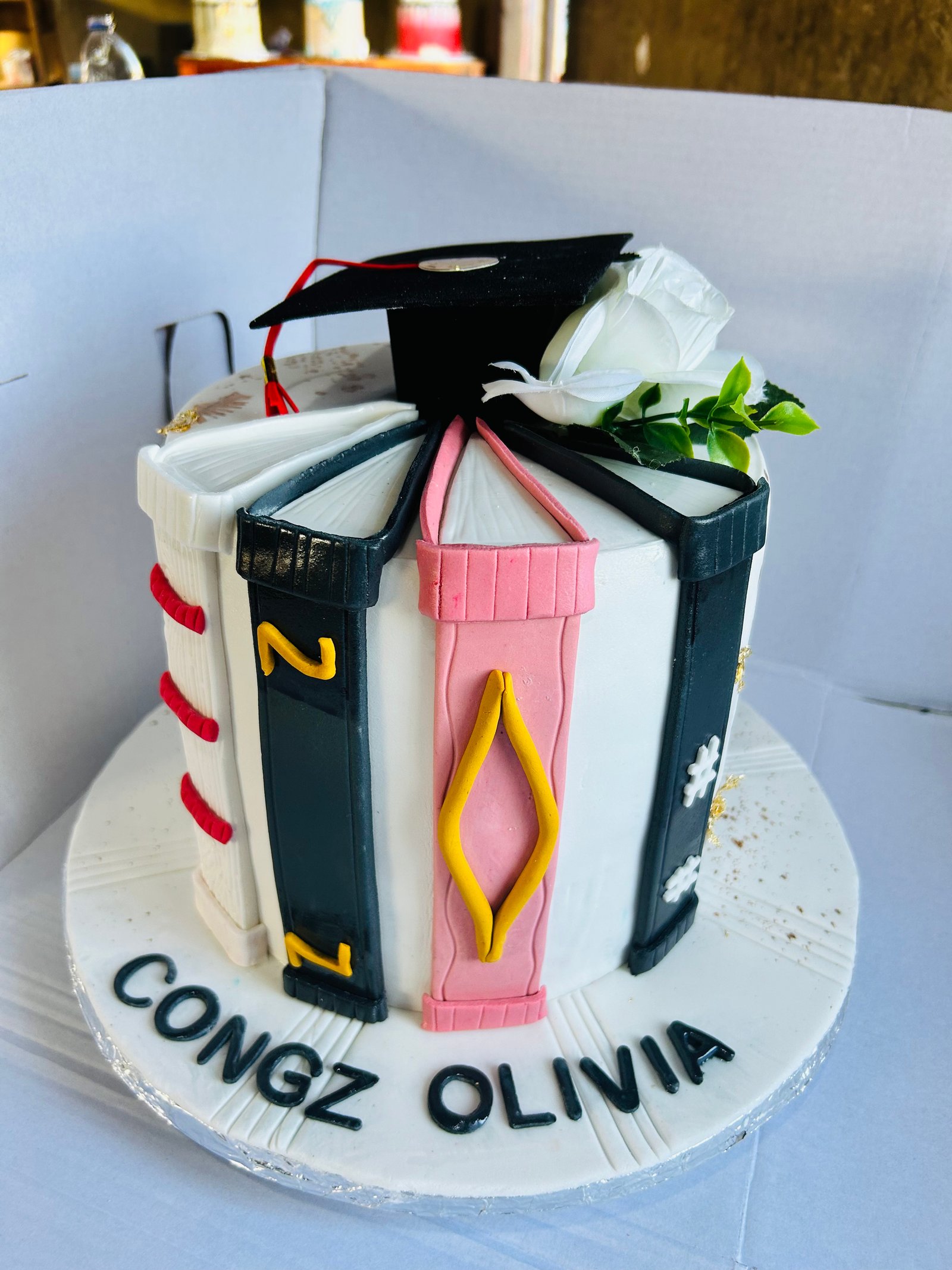 Economics Graduation Cake